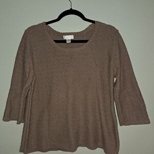 Christopher & Banks Taupe Knit Sweater